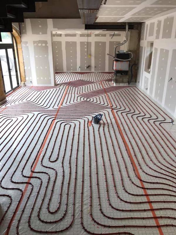Installation d'un chauffage au sol à Jassans-Riottier, photo 5